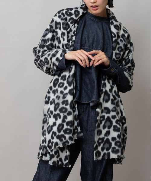 セール】レオパードストール（ストール/ショール）｜Munich（ミュー