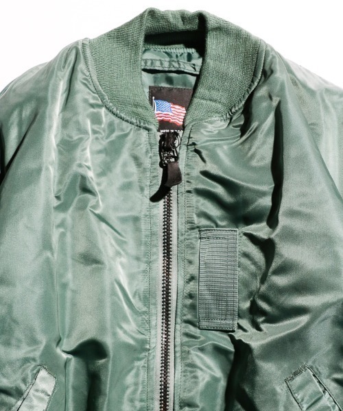 MILITARY(ミリタリー)の「U.S MILITARY/ユーエスミリタリー GREENBRIER 1952 MA-1 US MADE グリーンブライアー1952MA-1(MA-1・メンズ・オリーブ/ネイビー・LARGE)」の11枚目の写真
