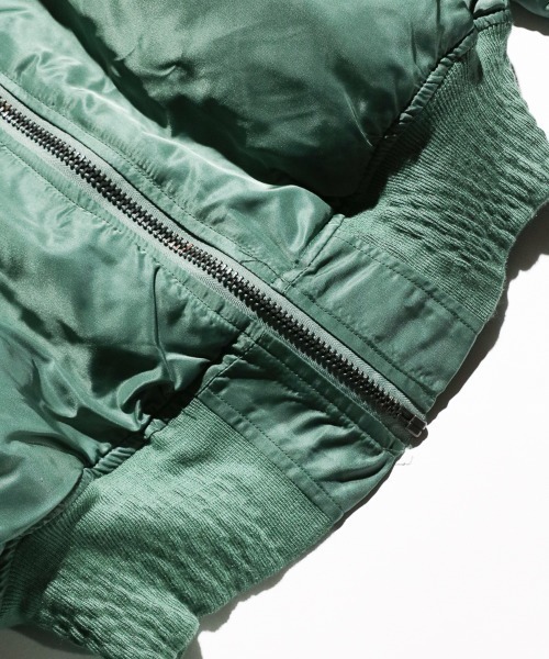 MILITARY(ミリタリー)の「U.S MILITARY/ユーエスミリタリー GREENBRIER 1952 MA-1 US MADE グリーンブライアー1952MA-1(MA-1・メンズ・オリーブ/ネイビー・LARGE)」の21枚目の写真