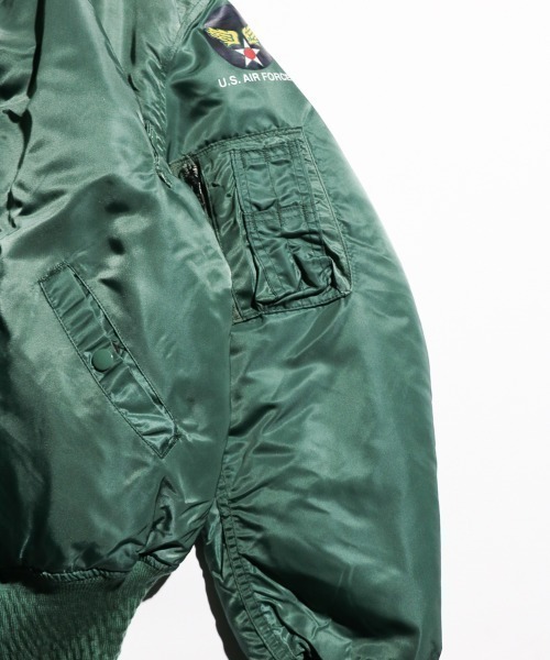 MILITARY(ミリタリー)の「U.S MILITARY/ユーエスミリタリー GREENBRIER 1952 MA-1 US MADE グリーンブライアー1952MA-1(MA-1・メンズ・オリーブ/ネイビー・LARGE)」の14枚目の写真