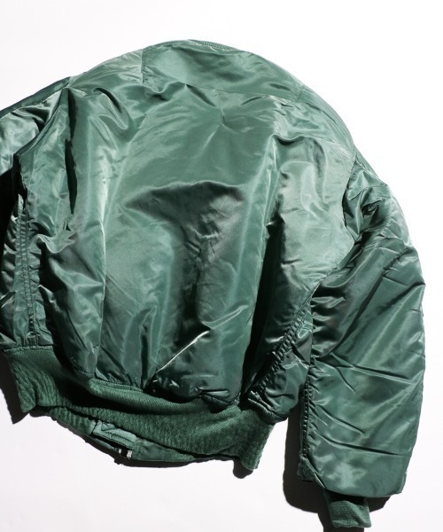 MILITARY(ミリタリー)の「U.S MILITARY/ユーエスミリタリー GREENBRIER 1952 MA-1 US MADE グリーンブライアー1952MA-1(MA-1・メンズ・オリーブ/ネイビー・LARGE)」の12枚目の写真