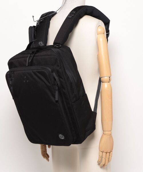 PORTER CLASSIC(ポータークラシック)の「【Porter Classic / ポータークラシック】NEWTON PREMIUM BUSINESS RUCKSACK(バックパック/リュック・メンズ・ブラック・FREE)」の3枚目の写真