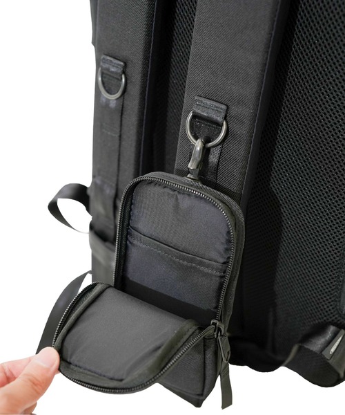 PORTER CLASSIC(ポータークラシック)の「【Porter Classic / ポータークラシック】NEWTON PREMIUM BUSINESS RUCKSACK(バックパック/リュック・メンズ・ブラック・FREE)」の6枚目の写真