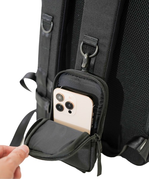 PORTER CLASSIC(ポータークラシック)の「【Porter Classic / ポータークラシック】NEWTON PREMIUM BUSINESS RUCKSACK(バックパック/リュック・メンズ・ブラック・FREE)」の7枚目の写真