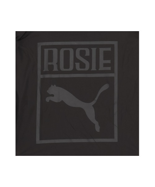 PUMA(プーマ)の「ウィメンズ PUMA x ROSE オーバーサイズ ハーフジップ ジャケット(ブルゾン・レディース・ブラック・SMALL)」の5枚目の写真