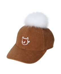 WAAC（ワック）の「WOMENS コーデュロイポンポンキャップ（キャップ・レディース）」
