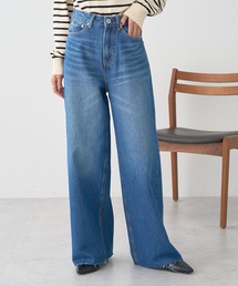 earth music&ecology | セルフカットワイドデニムパンツ(デニムパンツ)