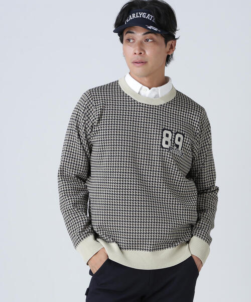 パーリーゲイツ ストレッチ天竺 ボーダージャガード ツインニット パーカー 4 パーリーゲイツ新作ストレッチ天竺＋ボーダージャガード2枚