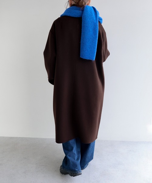 セール】リバーステンカラーロングコート（ステンカラーコート）｜ANME