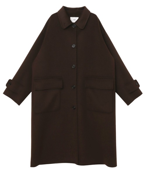 セール】リバーステンカラーロングコート（ステンカラーコート）｜ANME