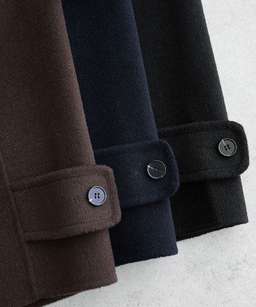 リバーステンカラーロングコート（ステンカラーコート）｜ANME（アンメ