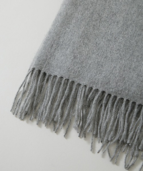 NANO universe（ナノユニバース）の「カシミヤストール（ストール/ショール・レディース・オフホワイト/ライトグレー/モカ・F）」の8枚目の写真