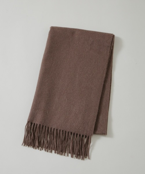 NANO universe（ナノユニバース）の「カシミヤストール（ストール/ショール・レディース・オフホワイト/ライトグレー/モカ・F）」の4枚目の写真