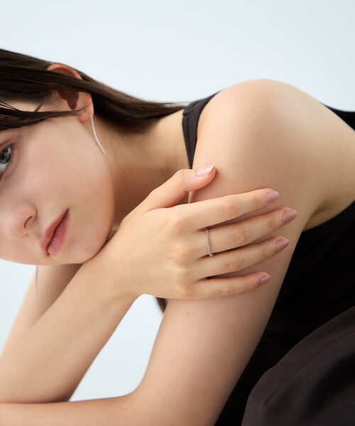 ete（エテ）の「[ラインストーン] チェーンリング（リング・レディース・C/A/B・M/S）」の13枚目の写真