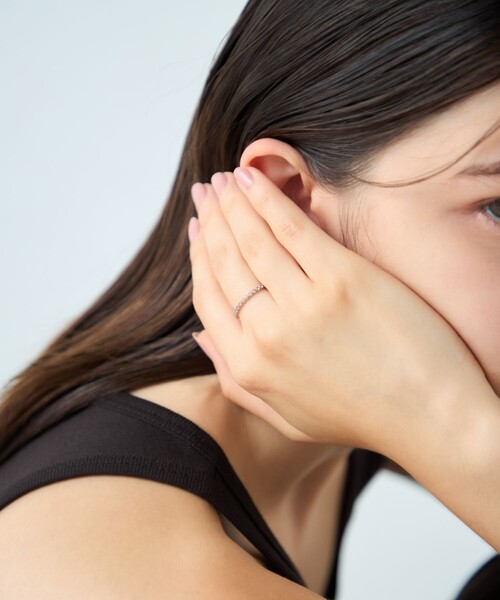 ete ラインストーンチェーンリング B サイズM ete｜[ラインストーン] チェーンリング | Rakuten Fashion(楽天