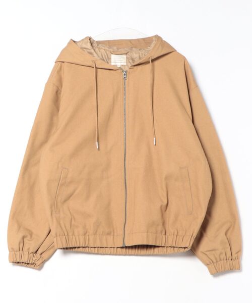 CORISCO(コリスコ)の「ダック薄中綿フードブルゾン(M1)(ブルゾン・メンズ・キャメル/ブラック/カーキ・LARGE/MEDIUM/X-LARGE)」の6枚目の写真
