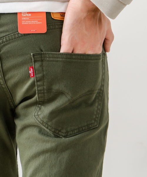 Levi's(リーバイス)の「【LEVI'S/リーバイス】502 軽量保温 WARM カラーパンツ(チノパンツ・メンズ・ブラック/ワイン/カーキ・34inch/30inch/28inch/31inch/33inch/36inch/29inch/32inch)」の2枚目の写真