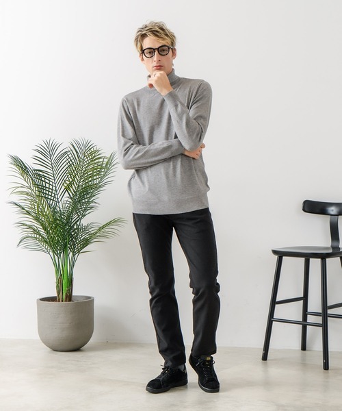 Levi's(リーバイス)の「【LEVI'S/リーバイス】502 軽量保温 WARM カラーパンツ(チノパンツ・メンズ・ブラック/ワイン/カーキ・34inch/30inch/28inch/31inch/33inch/36inch/29inch/32inch)」の4枚目の写真