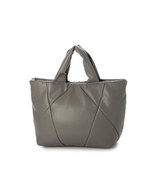 CACHELLIE(カシェリエ)の「PU BONDING 2WAY TOTE(ショルダーバッグ・レディース・グレー/ブラック・FREE)」の1枚目の写真
