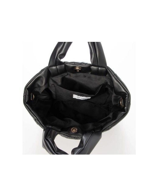CACHELLIE(カシェリエ)の「PU BONDING 2WAY TOTE(ショルダーバッグ・レディース・グレー/ブラック・FREE)」の5枚目の写真