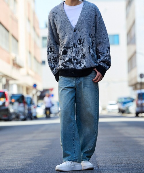 セール】【TETE SELECTION】モヘア混ジャガードニットカーディガン