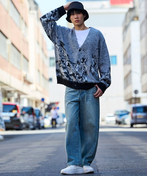 セール】【TETE SELECTION】モヘア混ジャガードニットカーディガン