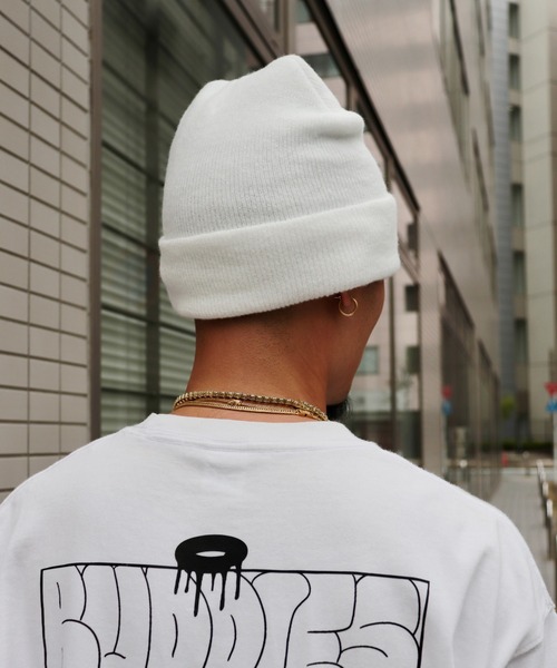 B.I.D.（ビーアイディー）の「《Y2K　ニットキャップ ビーニー(BDS)（ニットキャップ/ビーニー・レディース・ブラック/ホワイト・FREE）」の17枚目の写真