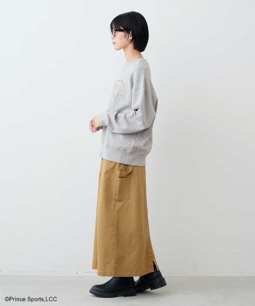 THREE FIFTY STANDARD(スリーフィフティースタンダード)の「【Prince】THREE FIFTY STANDARD別注 クルーネックのスウェットトップス(スウェット・レディース・杢グレー/チャコールグレー・M/L/LL/3L)」の8枚目の写真