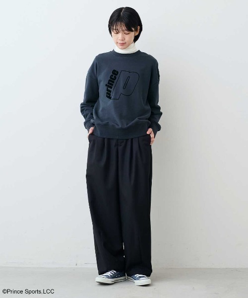 THREE FIFTY STANDARD(スリーフィフティースタンダード)の「【Prince】THREE FIFTY STANDARD別注 クルーネックのスウェットトップス(スウェット・レディース・杢グレー/チャコールグレー・M/L/LL/3L)」の11枚目の写真
