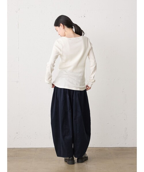 MidiUmi(ミディウミ)の「MidiUmi コーデュロイコクーンパンツ(その他パンツ・レディース・ネイビー/ベージュ系その他/ブラウン/ブラック・FREE)」の12枚目の写真