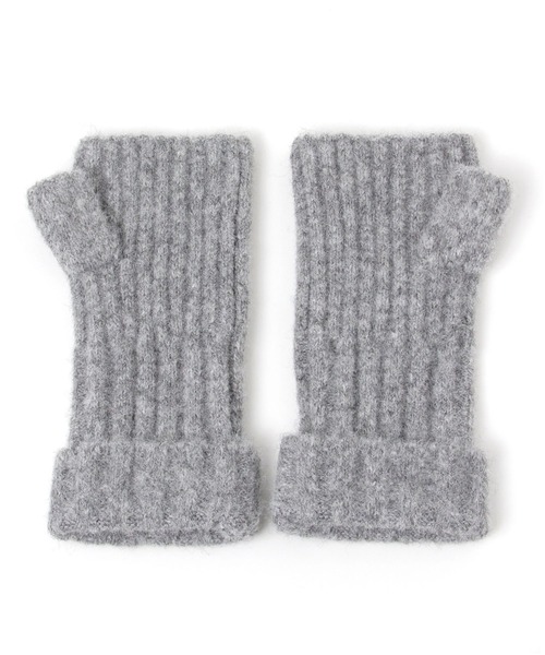 LAKOLE（ラコレ）の「リブ切替アームウォーマー / 598956（アームカバー・レディース・ベージュ/ブルー/グレー・FREE）」の5枚目の写真