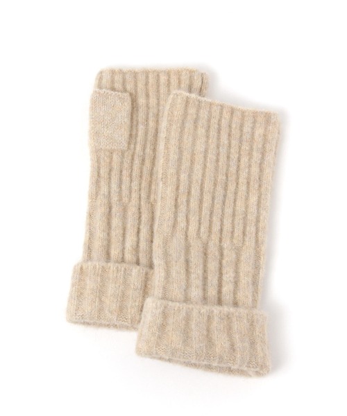 LAKOLE（ラコレ）の「リブ切替アームウォーマー / 598956（アームカバー・レディース・ベージュ/ブルー/グレー・FREE）」の16枚目の写真