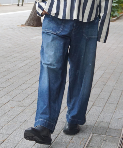 JOURNAL STANDARD LUXE(ジャーナルスタンダード ラックス)の「10OZワークパンツ(デニムパンツ・レディース・ネイビー・SMALL/MEDIUM/LARGE)」の22枚目の写真