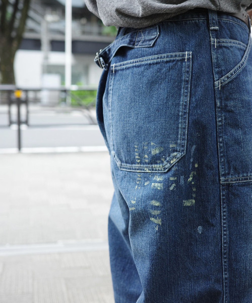 JOURNAL STANDARD LUXE(ジャーナルスタンダード ラックス)の「10OZワークパンツ(デニムパンツ・レディース・ネイビー・SMALL/MEDIUM/LARGE)」の6枚目の写真