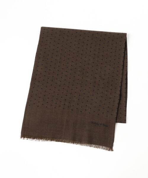 Holliday & Brown / ウールシルク ドット ストール（マフラー