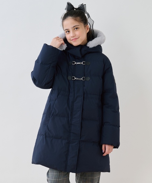 130cmあり】【はっ水・家庭洗濯可】Aラインダウンコート（ダウン