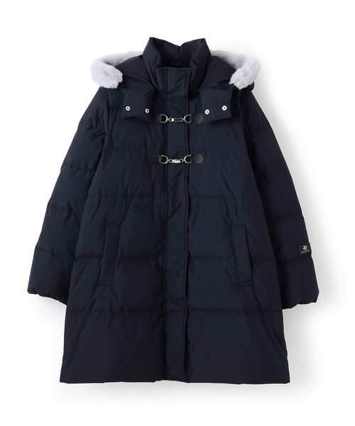 130cmあり】【はっ水・家庭洗濯可】Aラインダウンコート（ダウン