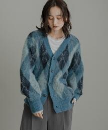 SENSE OF PLACE by URBAN RESEARCH | アーガイルVネックカーディガン(ニット/セーター)