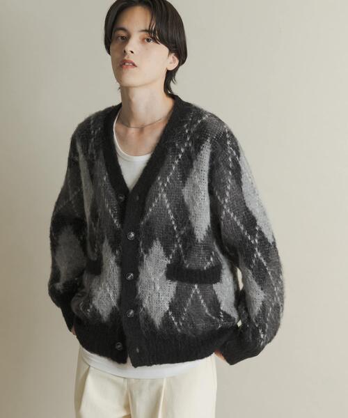 SENSE OF PLACE by URBAN RESEARCH（センスオブプレイスバイアーバンリサーチ）の「アーガイルVネックカーディガン（ニット/セーター・メンズ・ブルー/ブラック/ブラウン/ネイビー・MEDIUM/LARGE）」の13枚目の写真