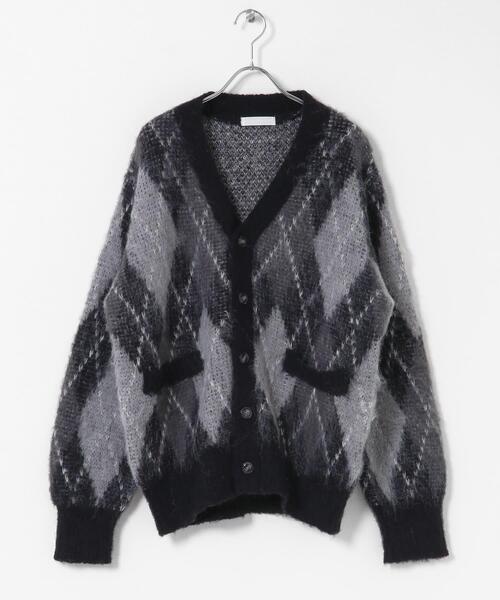 SENSE OF PLACE by URBAN RESEARCH（センスオブプレイスバイアーバンリサーチ）の「アーガイルVネックカーディガン（ニット/セーター・メンズ・ブルー/ブラック/ブラウン/ネイビー・MEDIUM/LARGE）」の17枚目の写真