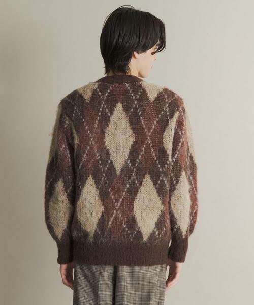SENSE OF PLACE by URBAN RESEARCH（センスオブプレイスバイアーバンリサーチ）の「アーガイルVネックカーディガン（ニット/セーター・メンズ・ブルー/ブラック/ブラウン/ネイビー・MEDIUM/LARGE）」の19枚目の写真