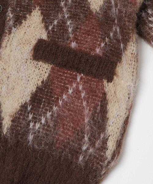 SENCE OF PLACE ニットベスト Vネック カーディガン SENSE OF PLACE by