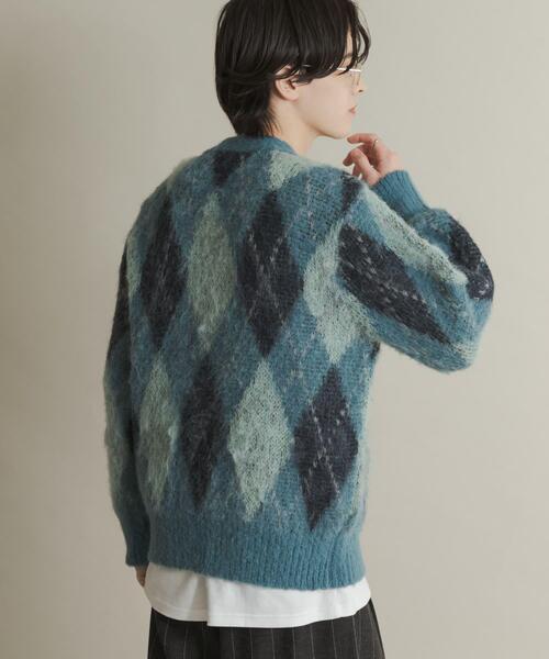 SENCE OF PLACE ニットベスト Vネック カーディガン アーガイルVネックカーディガン（ニット/セーター）｜SENSE OF PLACE