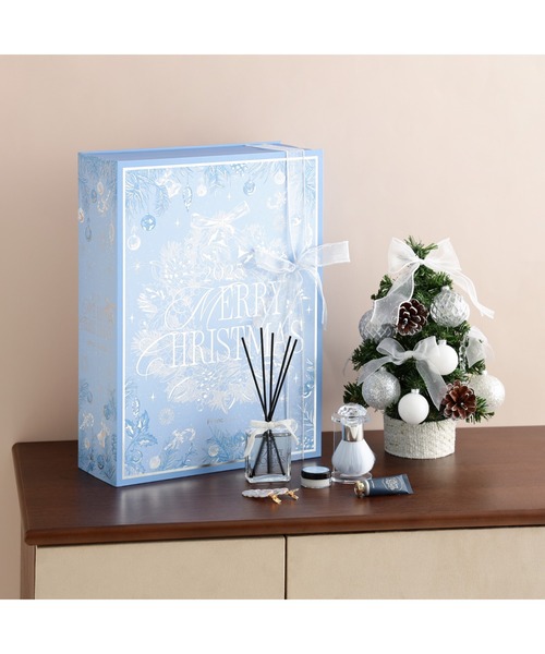 Francfranc（フランフラン）の「【数量限定】2025 クリスマス アドベントカレンダー L（24個入り）クリスマスコフレ プレゼント ギフト コフレ 女性（ボディケア/ボディクリーム・レディース・ブルー・FREE）」の2枚目の写真