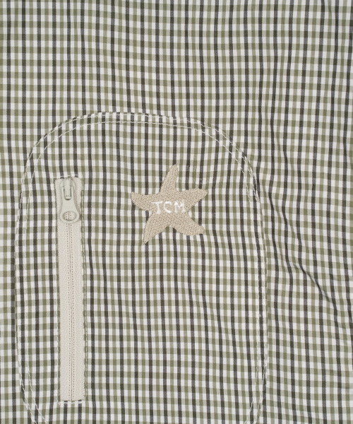 THECOLDESTMOMENT(ザコールデストモーメント)の「TCM starfish mini check windstopper (green)(ナイロンジャケット・レディース・その他・SMALL/MEDIUM/LARGE)」の4枚目の写真