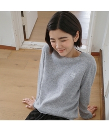 muahmuah（ムーアムーア）の「Stitch Wool Round Knit [4 colors]（ニット/セーター）」