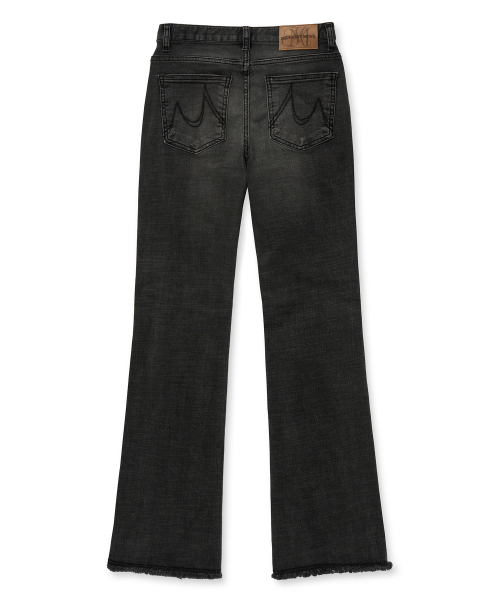 Midnight Move（ミッドナイトムーブ）の「ws boots cut pants [black]（デニムパンツ・レディース・その他・LARGE/SMALL/MEDIUM）」の4枚目の写真