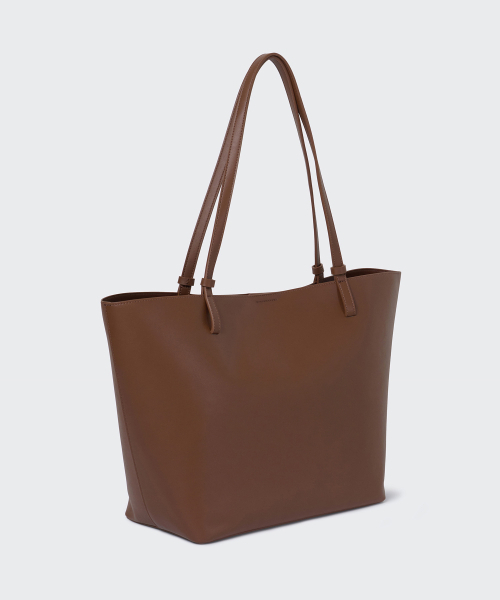 MUSINSA STANDARD WOMAN（ムシンサスタンダードウーマン）の「ウィメンズトラペーズショッパーバッグ[ブラウン]（ショルダーバッグ・レディース・その他・FREE）」の2枚目の写真