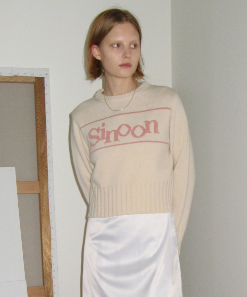 SINOON(シヌーン)の「SINOON PULLOVER KNIT (IVORY)(ニット/セーター・レディース・アイボリー・FREE)」の5枚目の写真