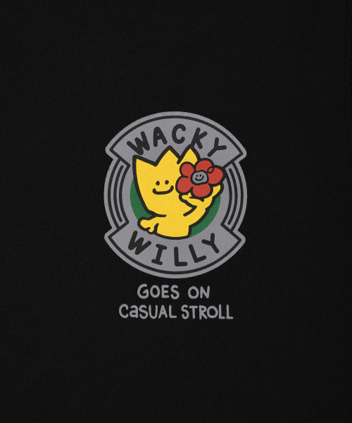 Wacky WiLLy(ワッキーウィリー)の「キキアンドリリー ビッググラフィックフード ブラック(パーカー・レディース・その他・SMALL/MEDIUM/LARGE/X-LARGE)」の5枚目の写真